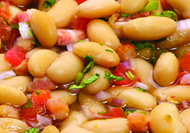 Pollo Feliz Charro Beans